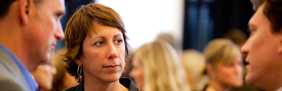 tradeshow attendee photo